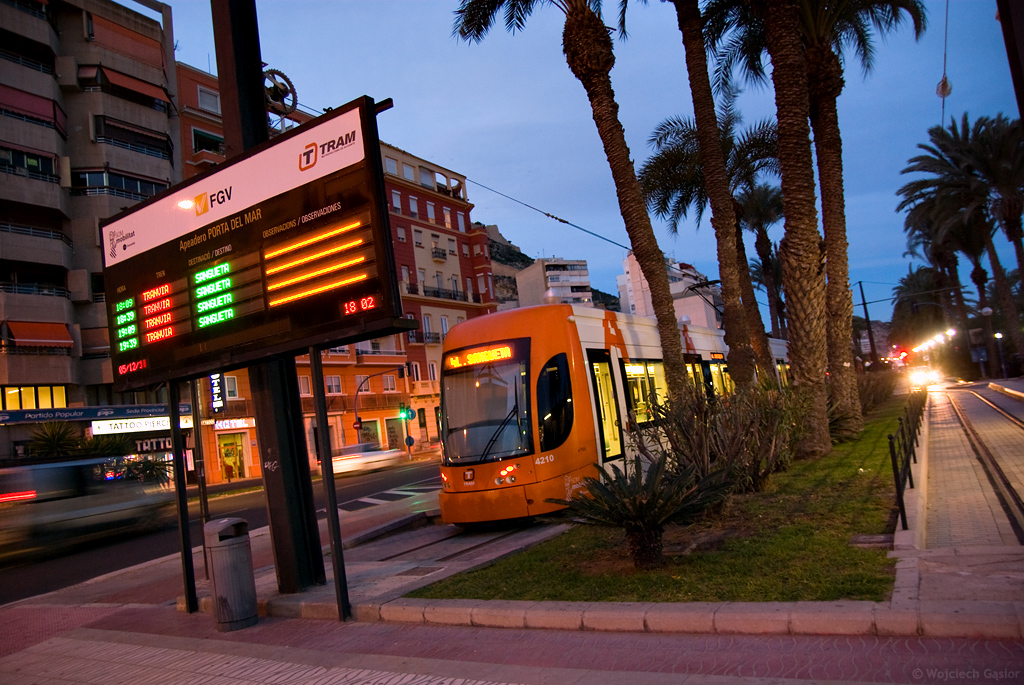 Tramwajowy koniec Alicante